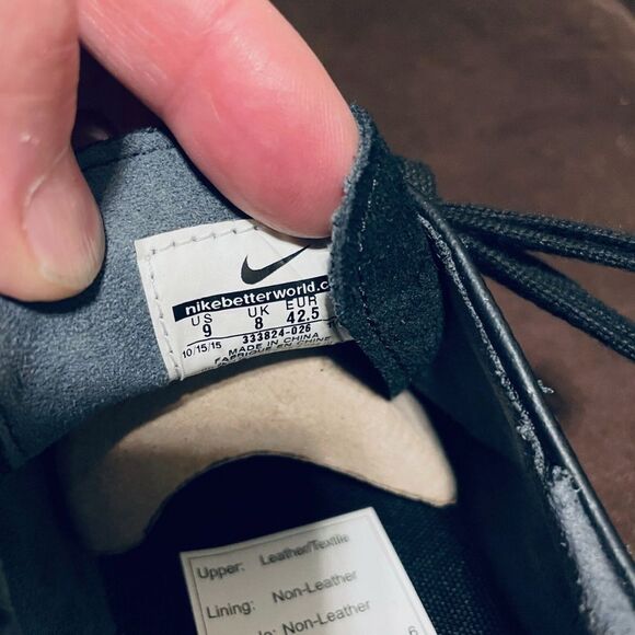 Nike SB Zoom Stefan Janoski Suede Black White 333824-026 Mens 9 US 8.5 UK 42.5 - Picture 5 of 6